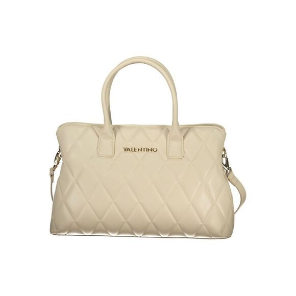 Mario Valentino Beige Polyurethane Women Women's Handbag